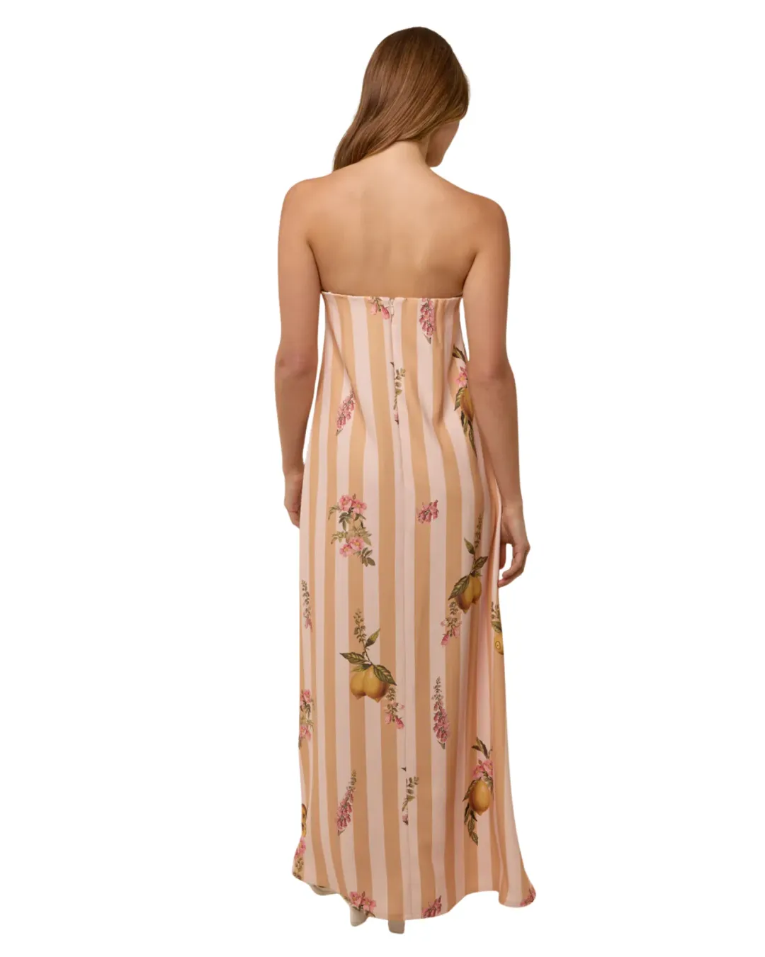 Palm Noosa Alessia Maxi Dress Citrus Stripe Size 10 for rent on The Volte - main image