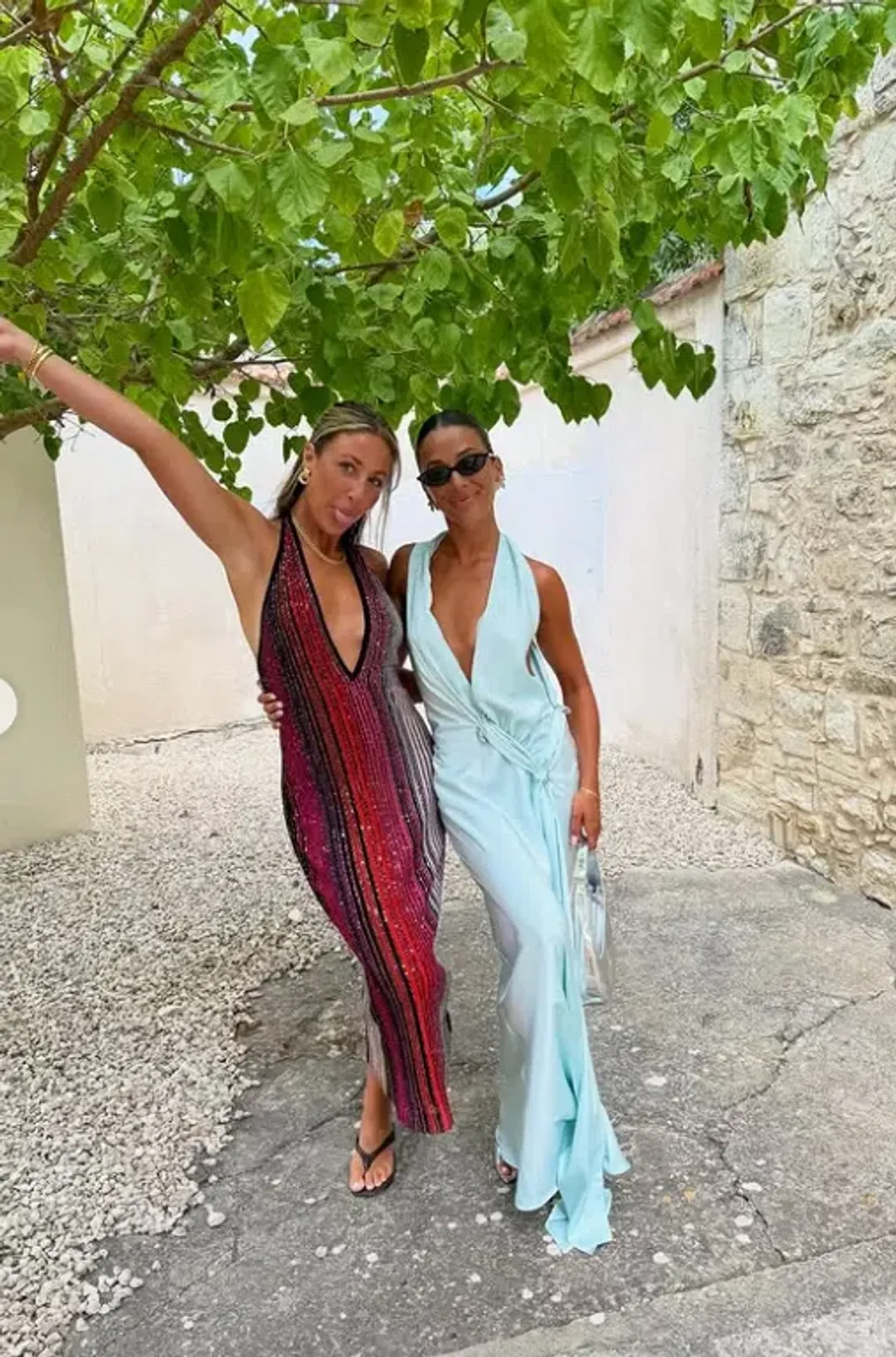 Misha Collection The Harlow Satin Maxi Dress Ice Blue Size XS / 6 AU for rent on The Volte - main image