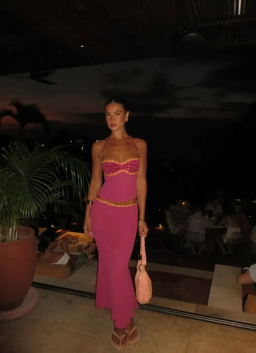 I am Delilah Jemima Set Wine Size M / AU 10 for rent on The Volte - main image