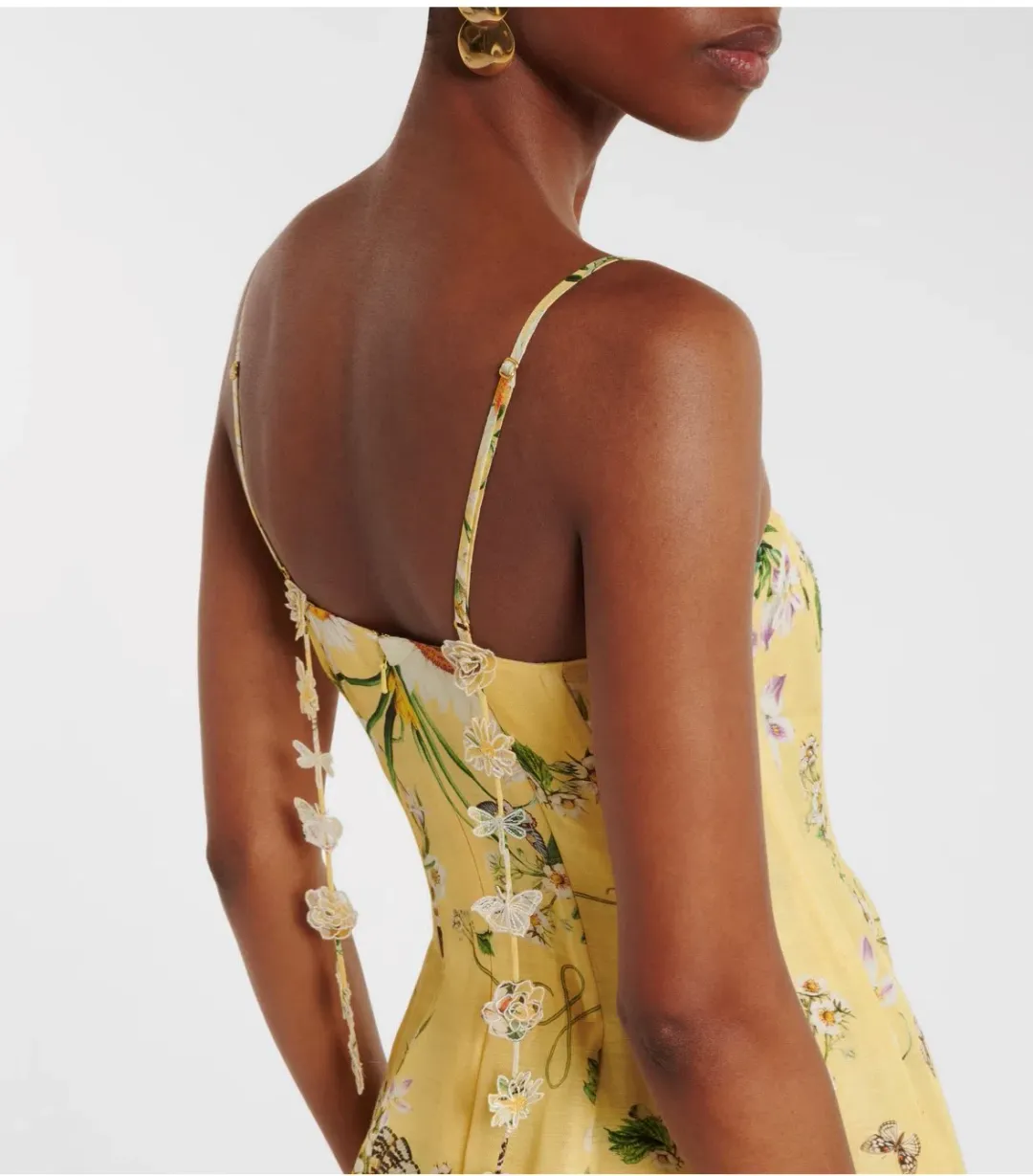 Camilla Crystal-embellished Corset Dress - Daisy chains for rent on The Volte - main image