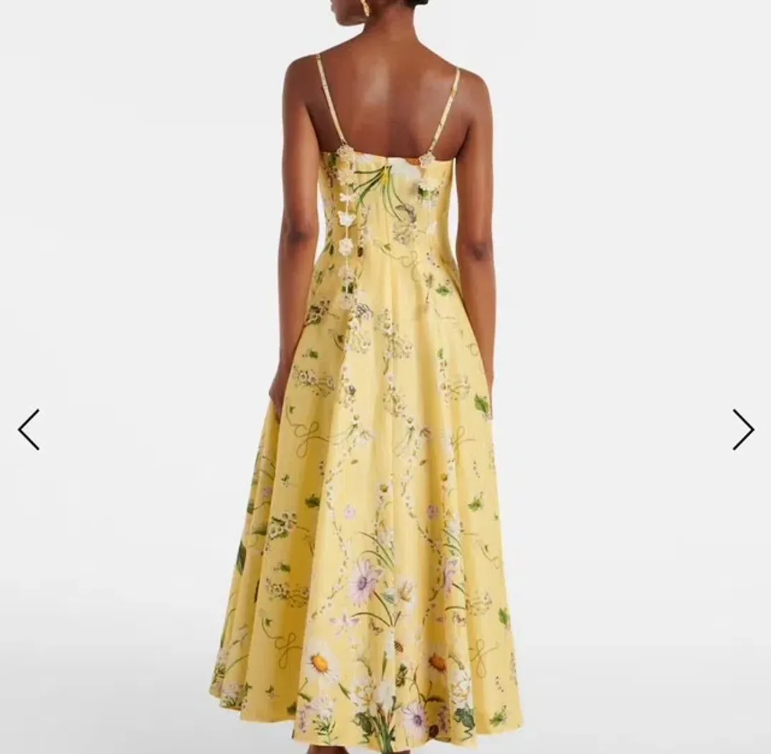 Camilla Crystal-embellished Corset Dress - Daisy chains for rent on The Volte - main image