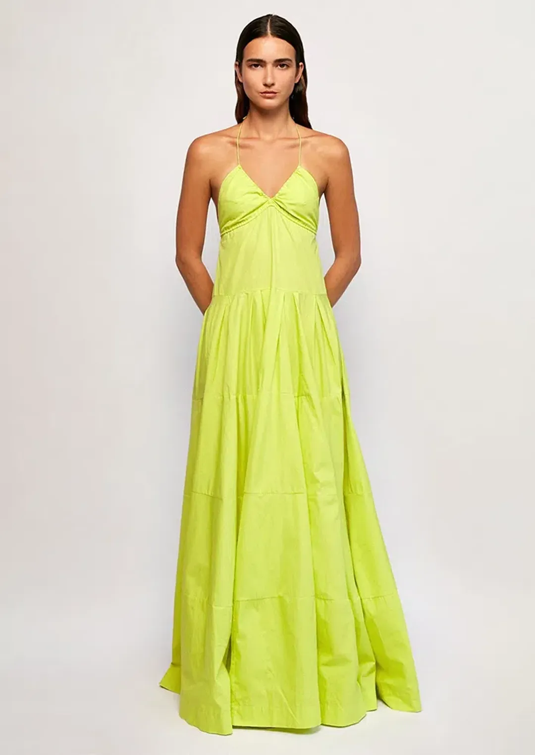 SWF Boutique Open Back Tiered Maxi size 8 for rent on The Volte - main image