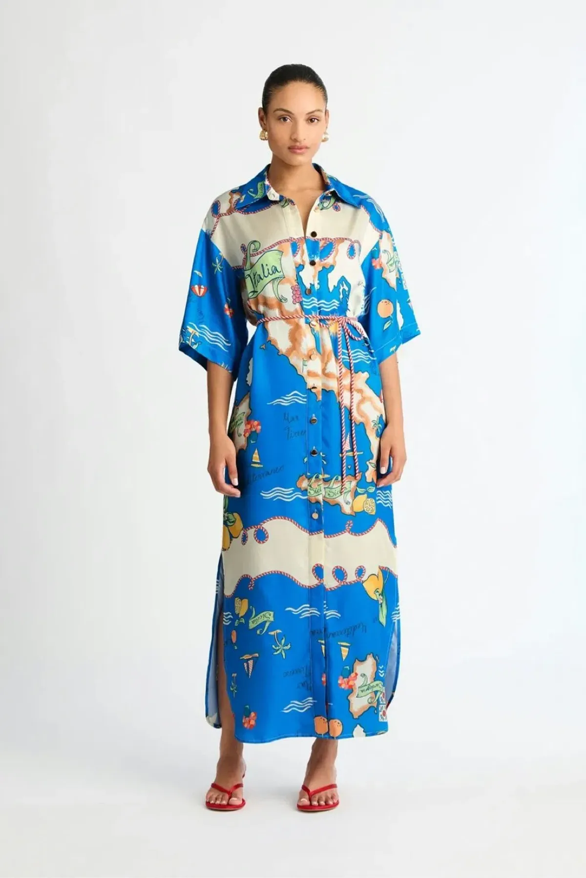 Sheike Isla Shirt dress size 8 - Image 1