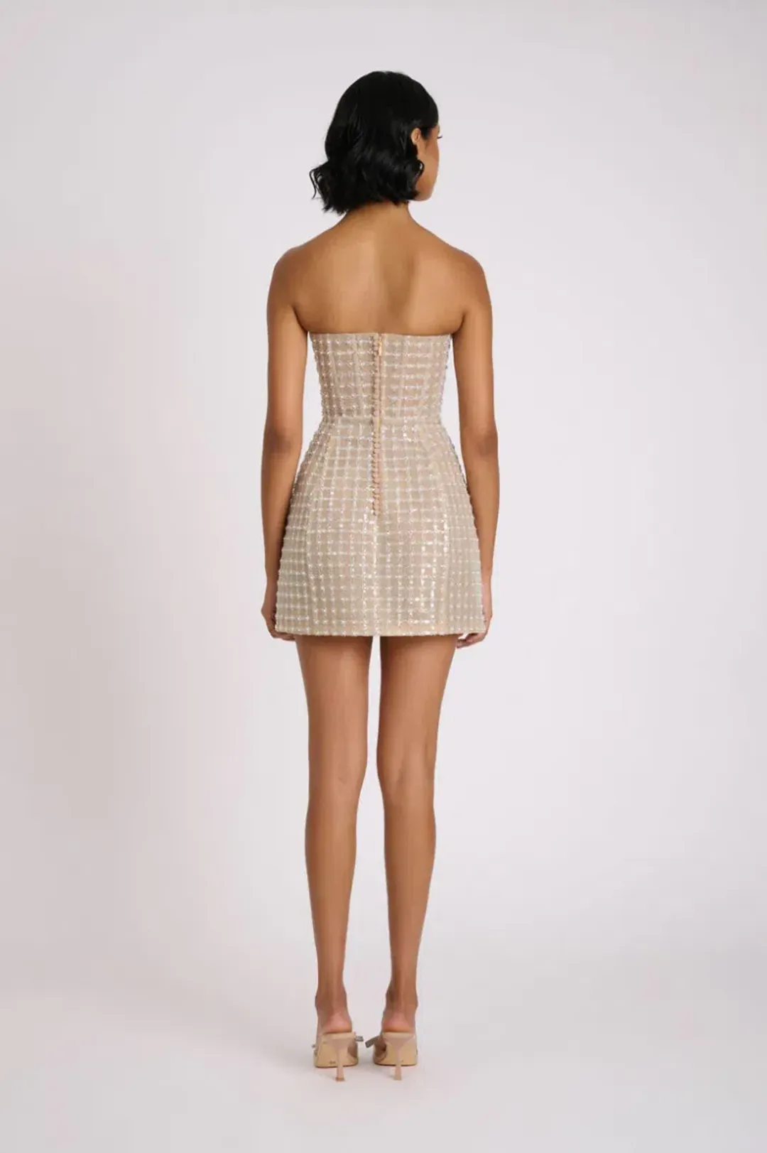 ELIYA THE LABEL - Serafina dress - Gold/Silver - Size 8/Small for rent on The Volte - main image