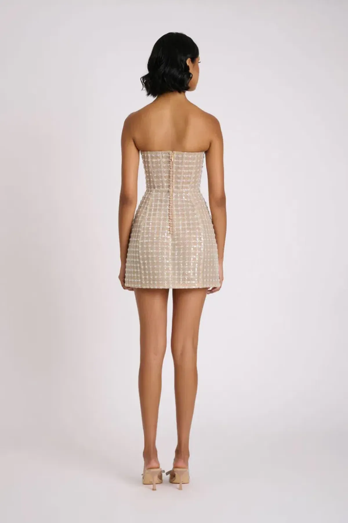 ELIYA THE LABEL - Serafina dress - Gold/Silver - Size 8/Small - Image 2