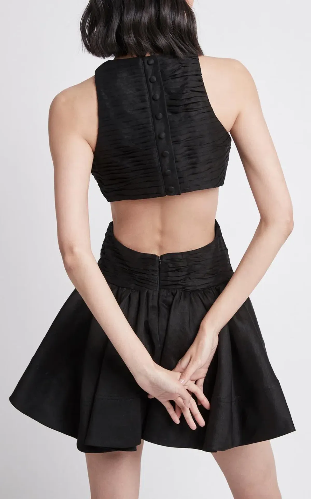 AJE INTROSPECT CUT OUT MINI DRESS BLACK SIZE AU 14 - Image 3