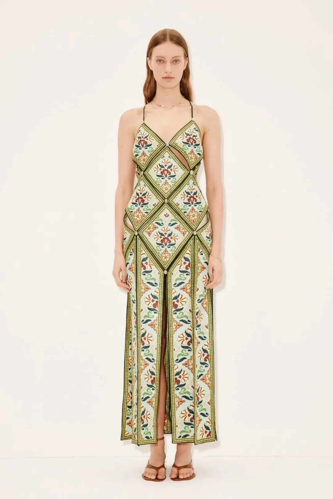 Alemais CECE MIDI SLIP DRESS EXCLUSIVE Size 4 for rent on The Volte - main image