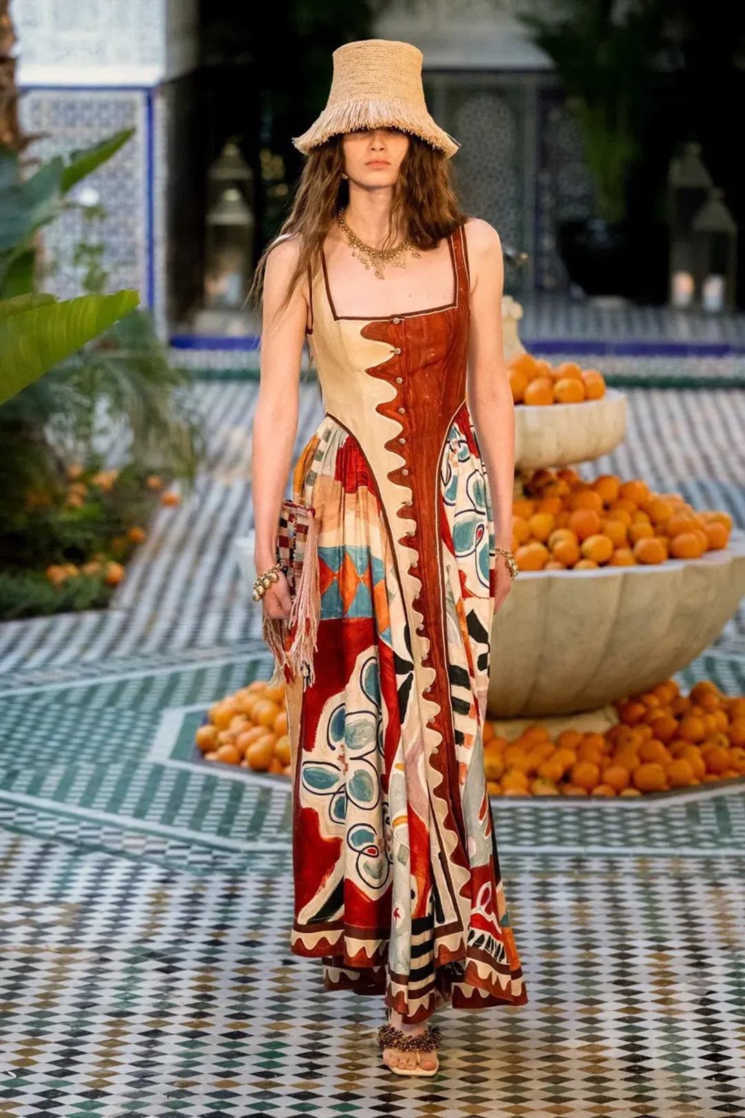 Alemais MICHELLE SQUARE NECK MIDI DRESS Size 10 for rent on The Volte - main image