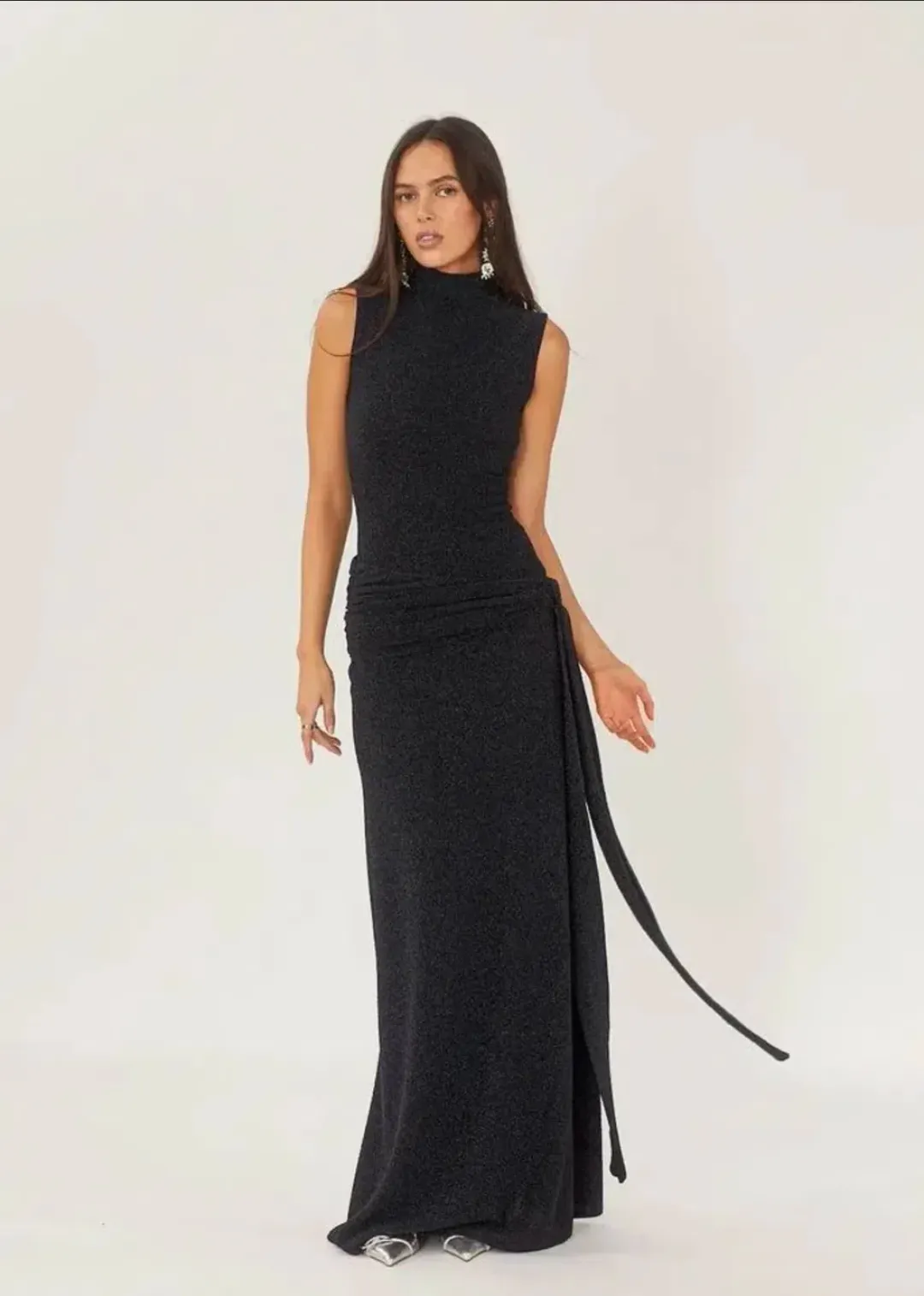 Arcina Ori Monica Dress Midnight Blue Size 6/XS for rent on The Volte - main image