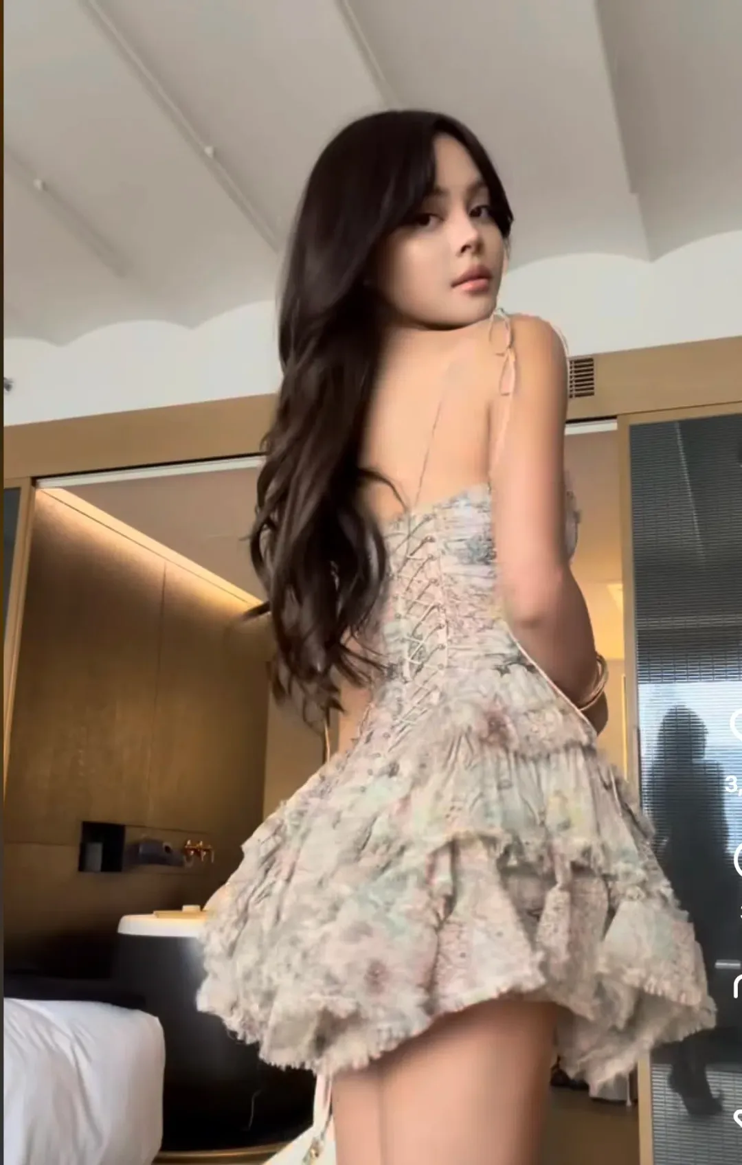 Zimmerman REBELLION FRAYED MINI DRESS size O for rent on The Volte - main image