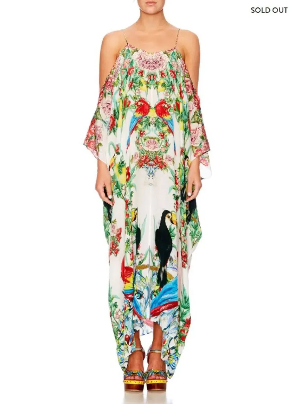 Camilla One Flew Over Paradise Play Shoestring Kaftan Silk OSFM  - Image 2