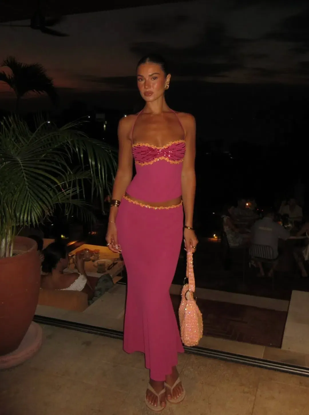 I AM DELILAH JEMIMA MIDI SKIRT & JEMIMA HALTER. SIZE S / AU 8-10 for rent on The Volte - main image