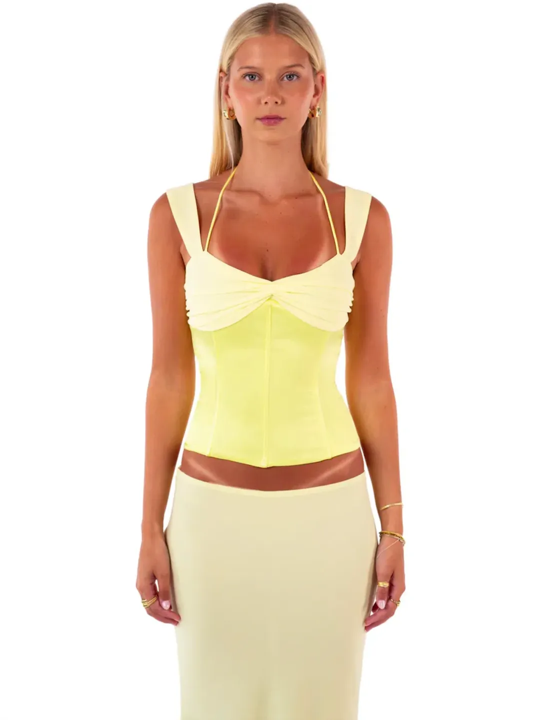 I AM DELILAH SCARLETT MAXI SKIRT & CORSET. SIZE S / AU 8-10 for rent on The Volte - main image