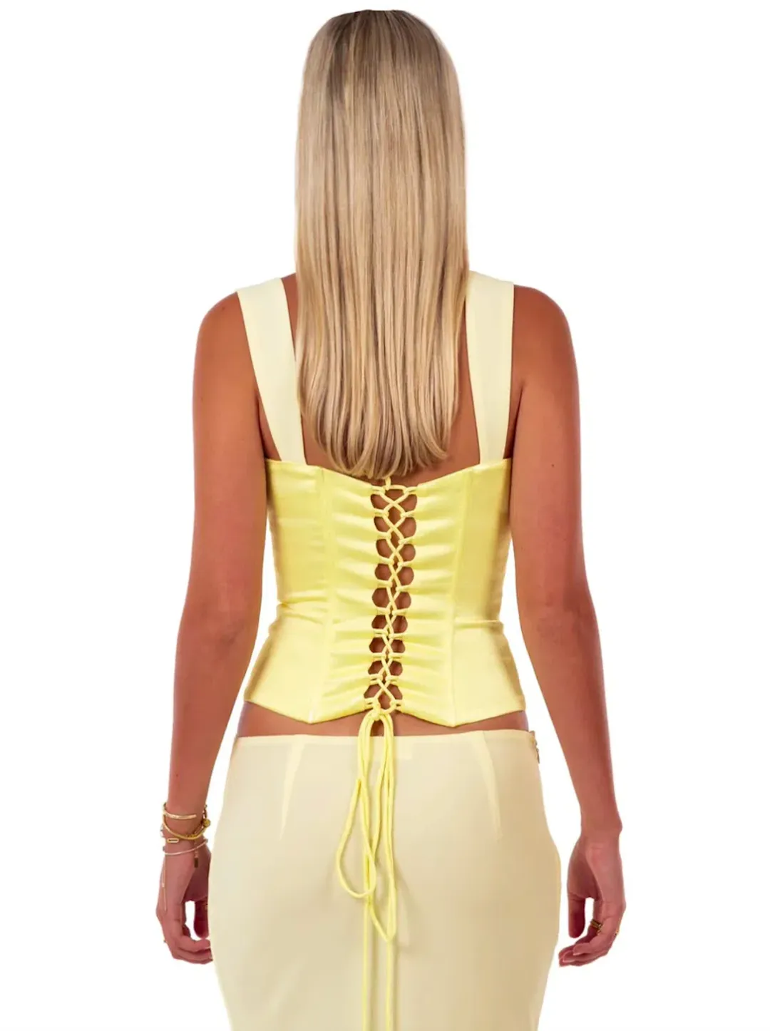 I AM DELILAH SCARLETT MAXI SKIRT & CORSET. SIZE S / AU 8-10 for rent on The Volte - main image