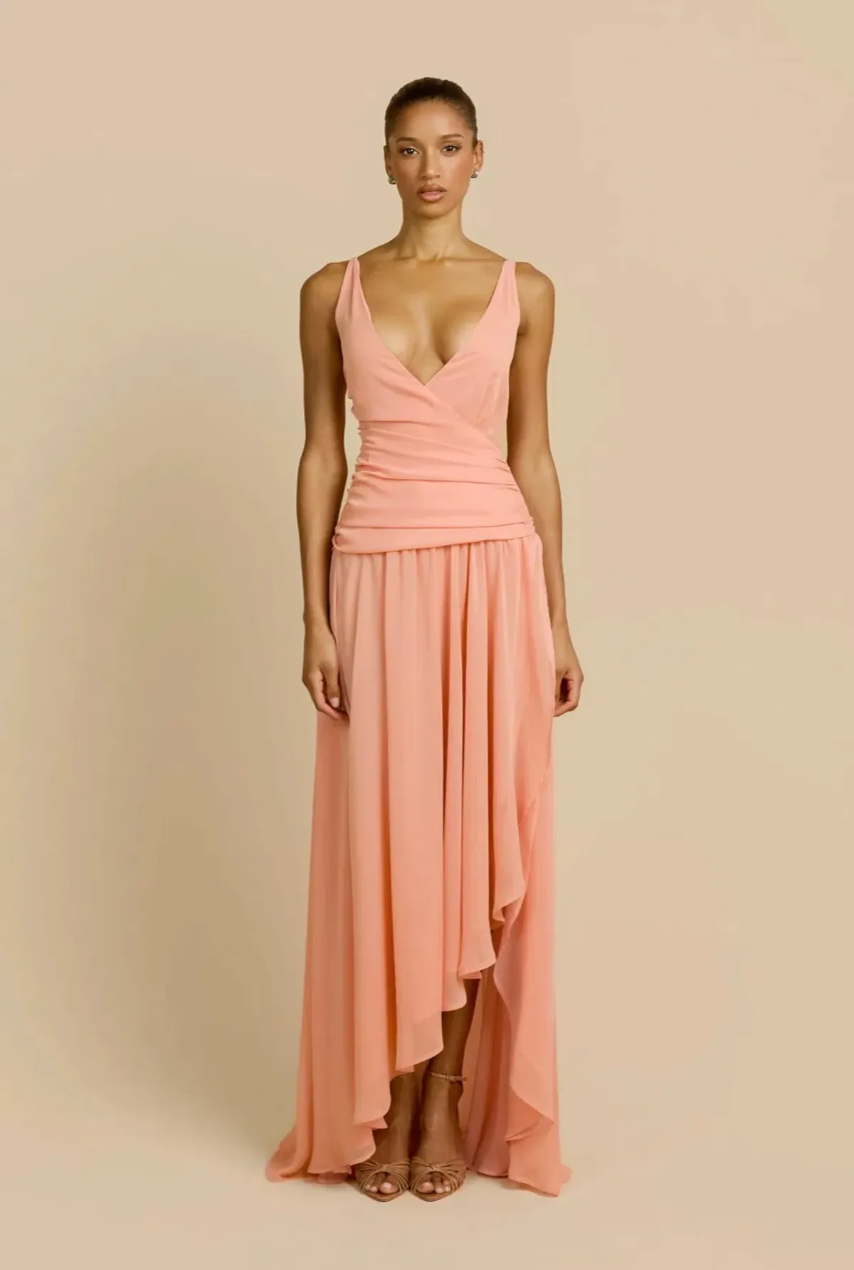 Arcina Ori Delilah Dress Peach XS - Image 4