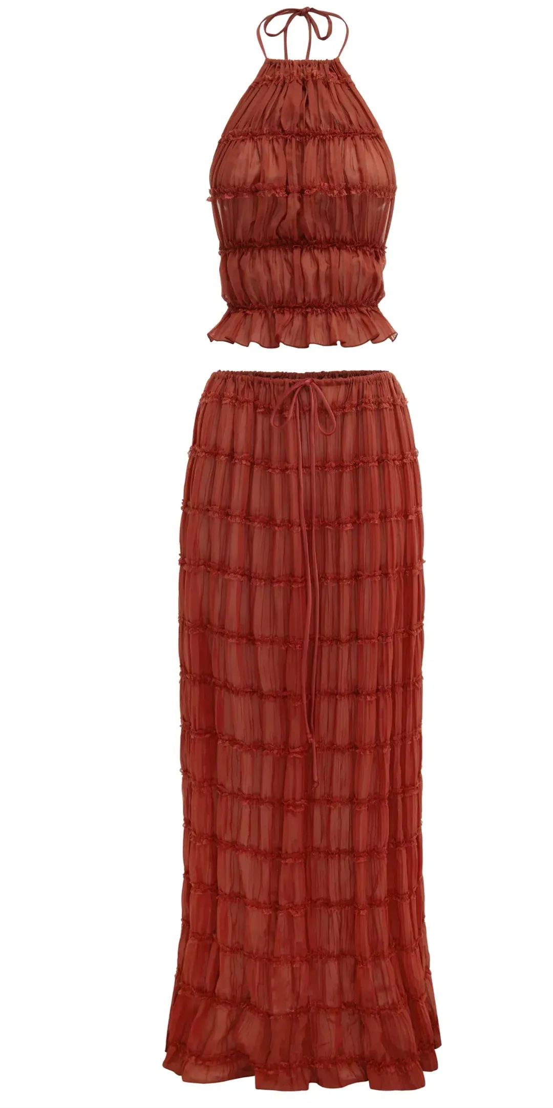 Arcina Ori Juliette Set Red Size Small/8 for rent on The Volte - main image