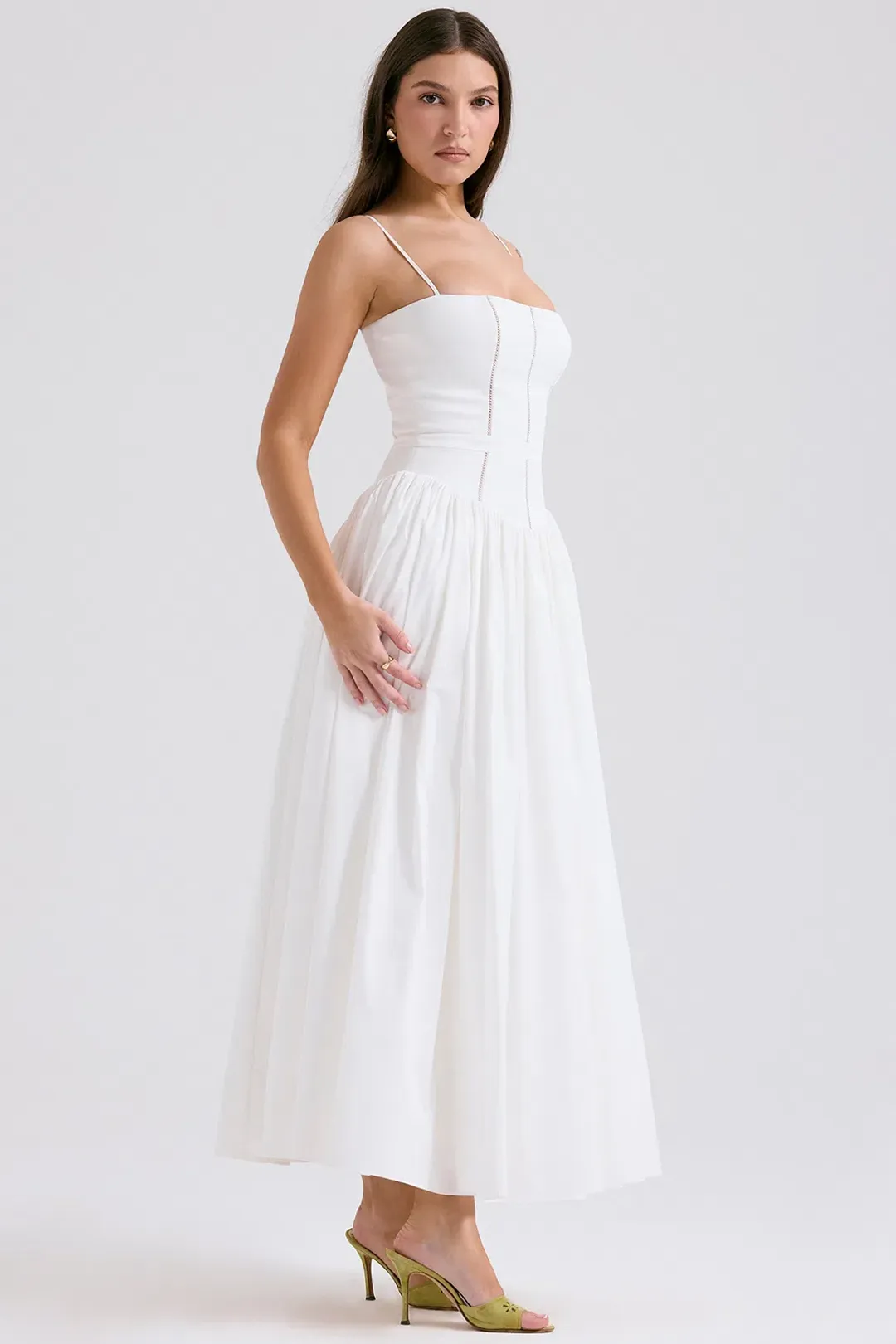 HOUSE OF CB YSABELLA DRESS WHITE - SIZE XS for rent on The Volte - main image