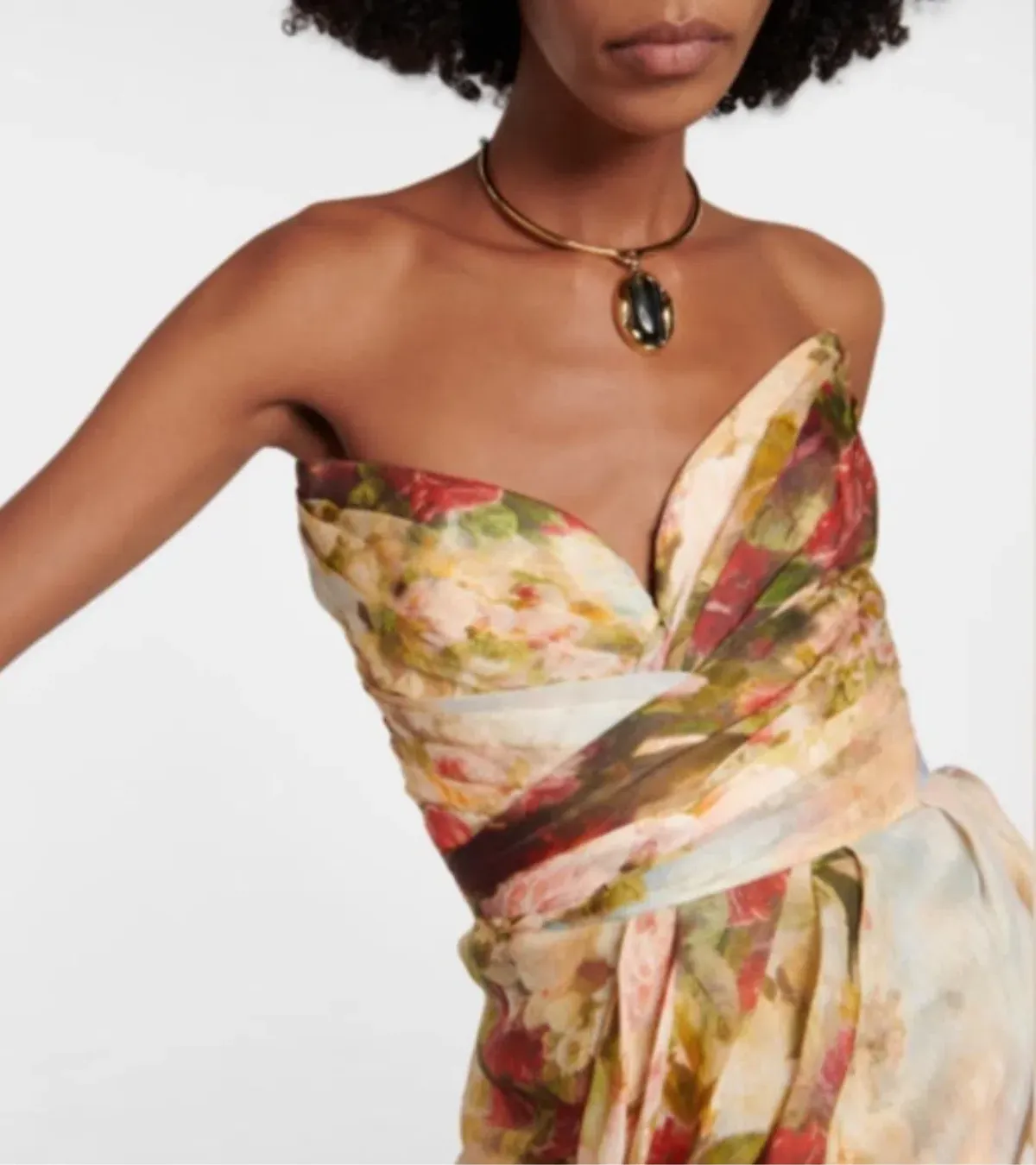 ZIMMERMANN Luminosity Strapless Midi Dress Size 0/8 AU - Image 6