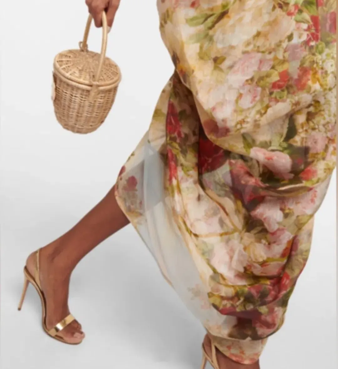 ZIMMERMANN Luminosity Strapless Midi Dress Size 0/8 AU for rent on The Volte - main image