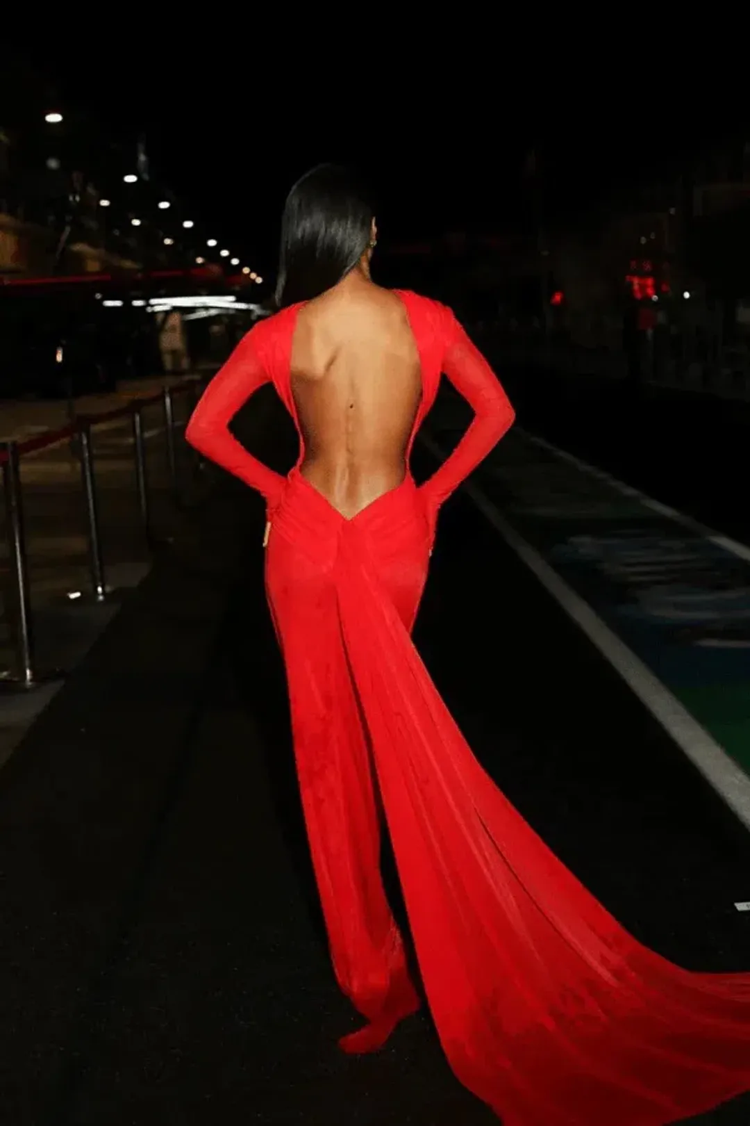 EFFIE KATS MONACO GOWN RED SIZE 10 (M) for rent on The Volte - main image