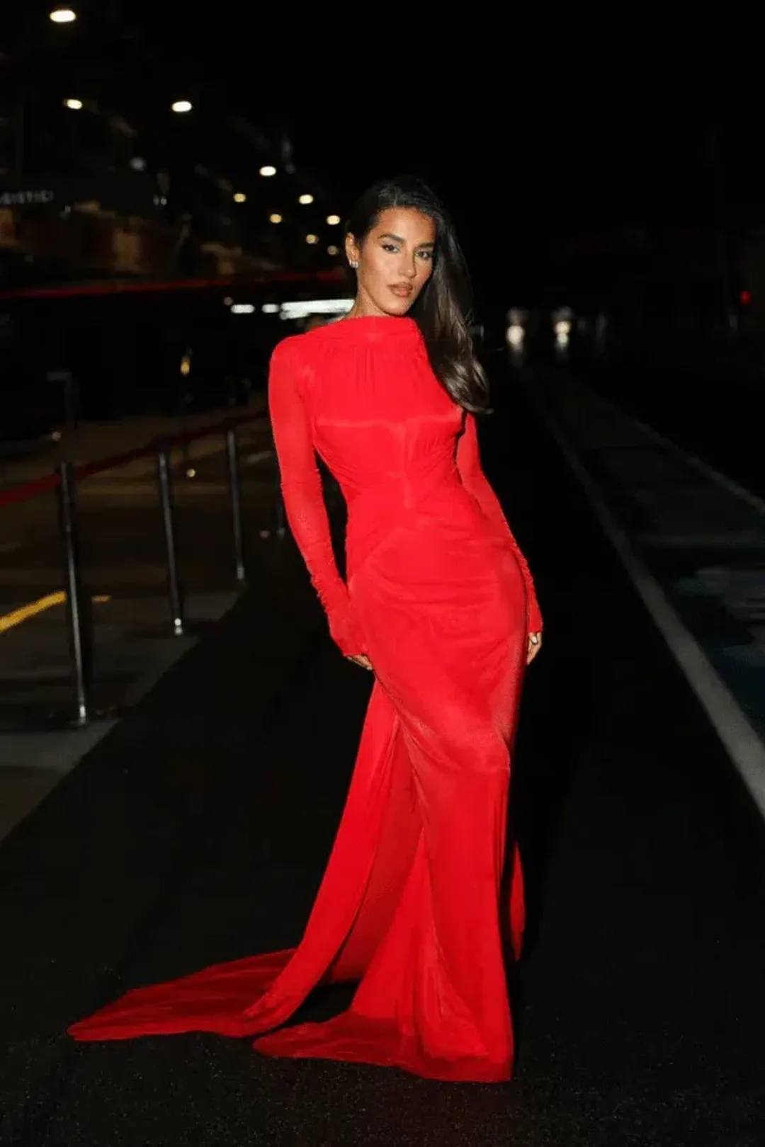 EFFIE KATS MONACO GOWN RED SIZE 10 (M) for rent on The Volte - main image