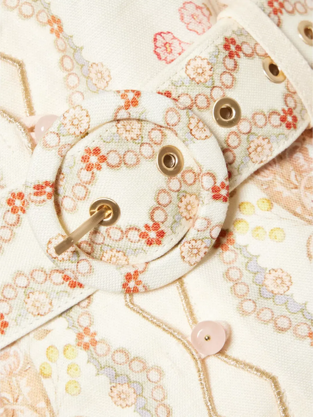 Zimmermann The Daylight Mini Dress in Wallpaper Floral Blush size 3 au 14 for rent on The Volte - main image