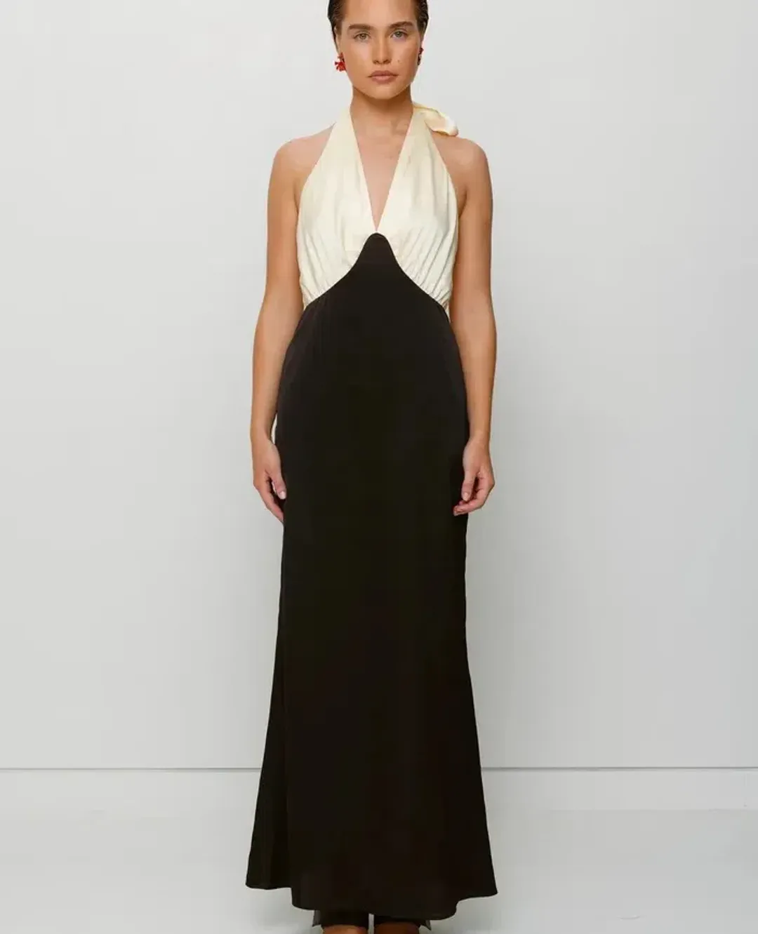 The Wolf Gang Oahu Slip Dress Black Size 8 for rent on The Volte - main image