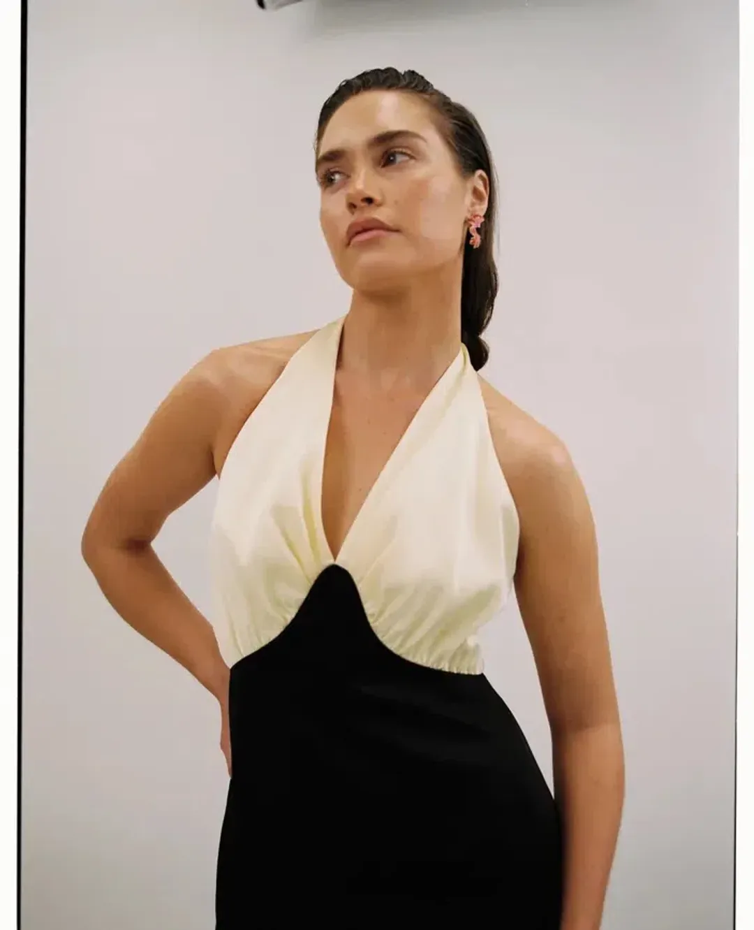 The Wolf Gang Oahu Slip Dress Black Size 10 for rent on The Volte - main image