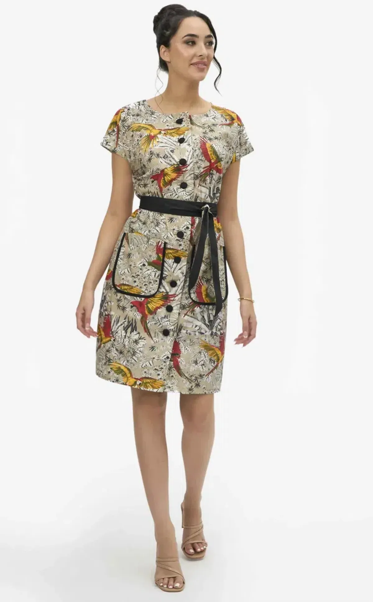 Leona Edmiston Conchita Copacabana Sheath Dress Size XS - Image 1