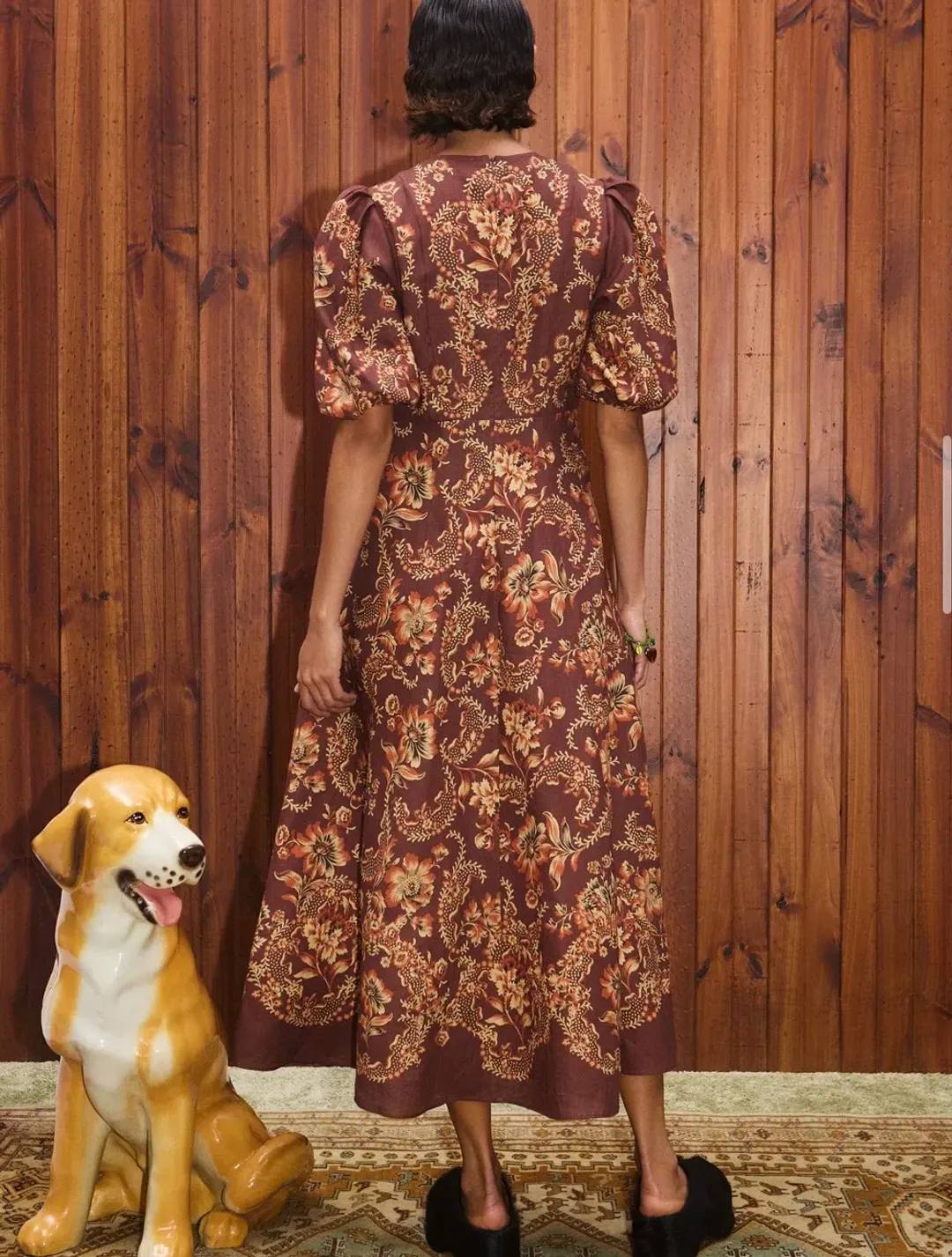 Alemais Seraphina Midi Dress Size 8 for rent on The Volte - main image