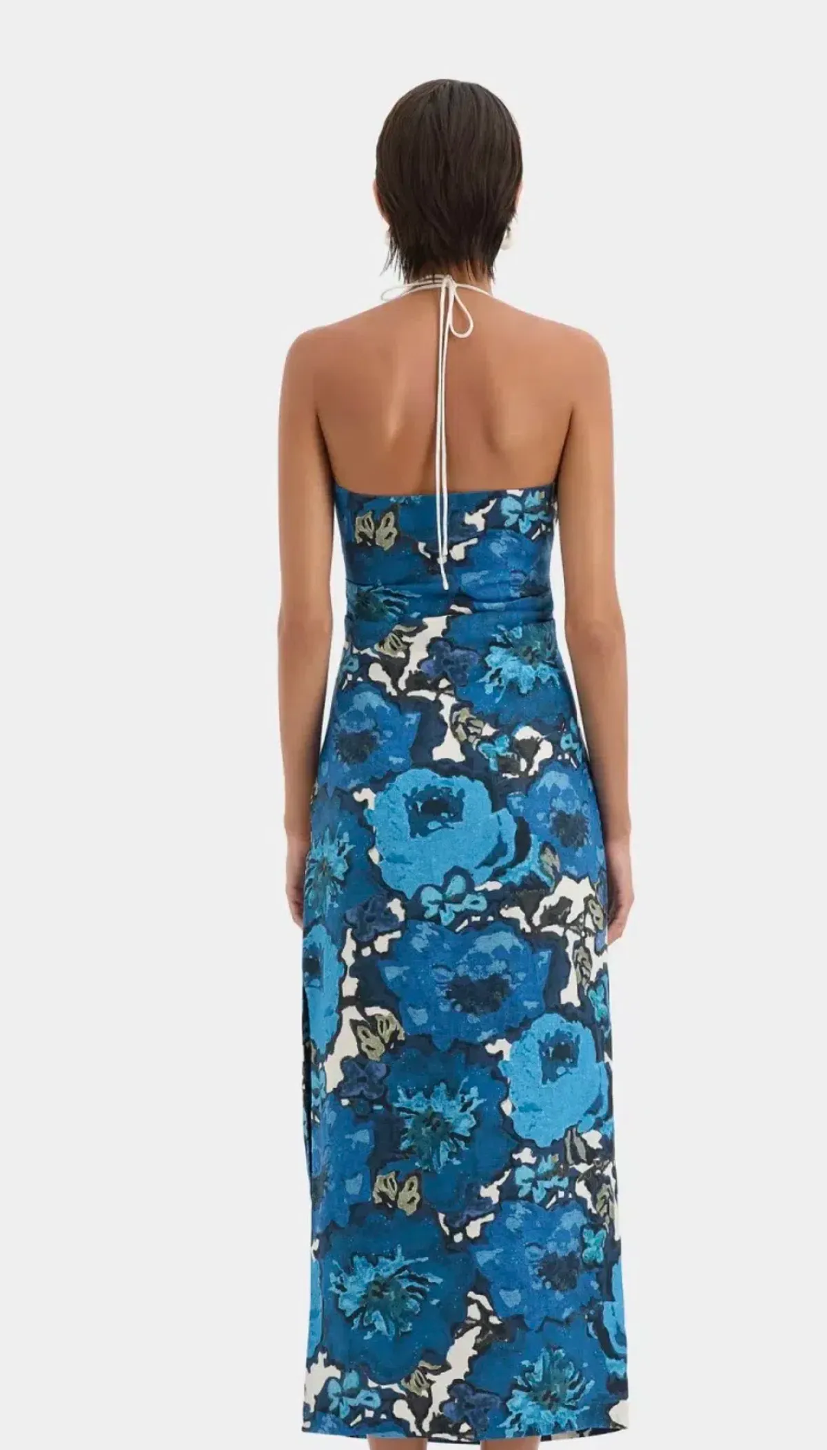 SIR THE LABEL CAMELLIA MIDI DRESS FLORAL PRINT SIZE 0P/AU 4 - Image 3