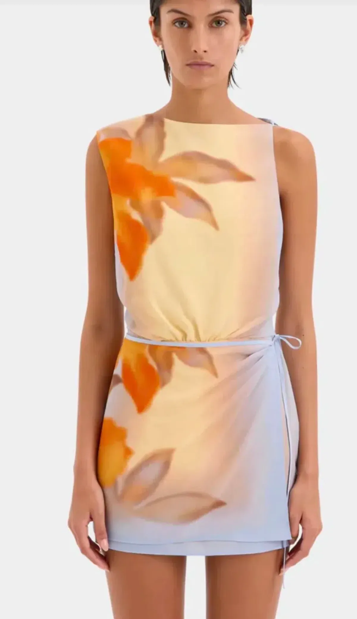 Sir the Label Serene Mini Dress Sequoia Floral Size 0P / AU 6 Petite - Image 2