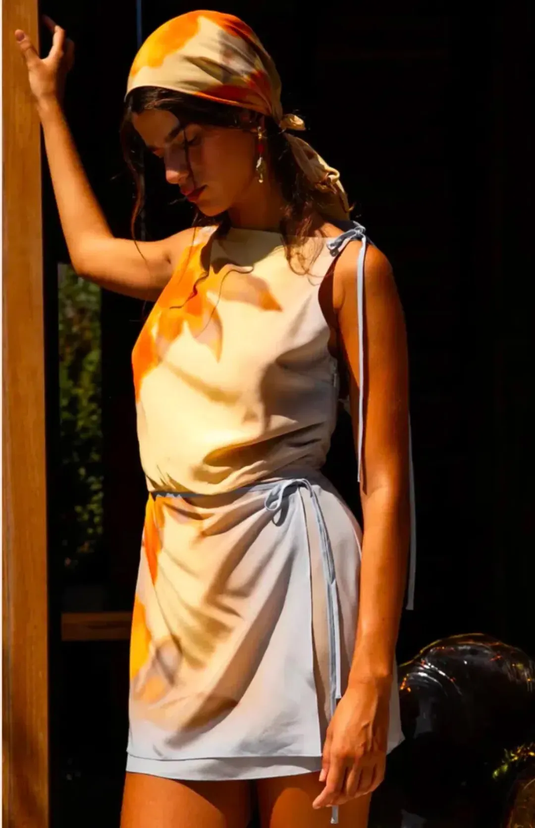 Sir the Label Serene Mini Dress Sequoia Floral Size 0P / AU 6 Petite for rent on The Volte - main image