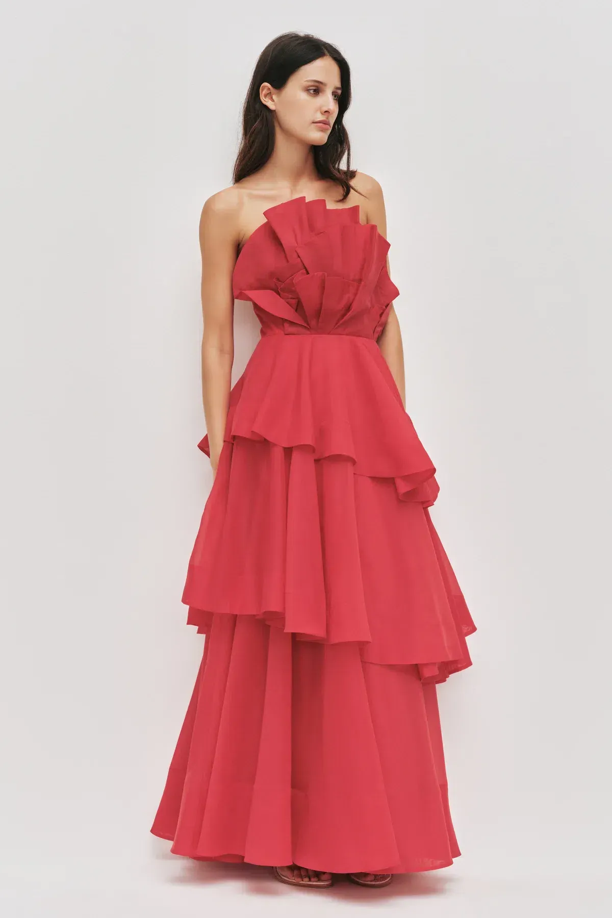 AJE SELESTIA GOWN IN SCARLET RED SIZE 12 - Image 2