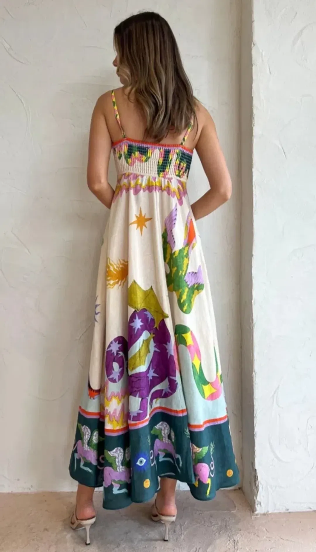 Alemais Seeker Midi Length Sundress Size 12 for rent on The Volte - main image