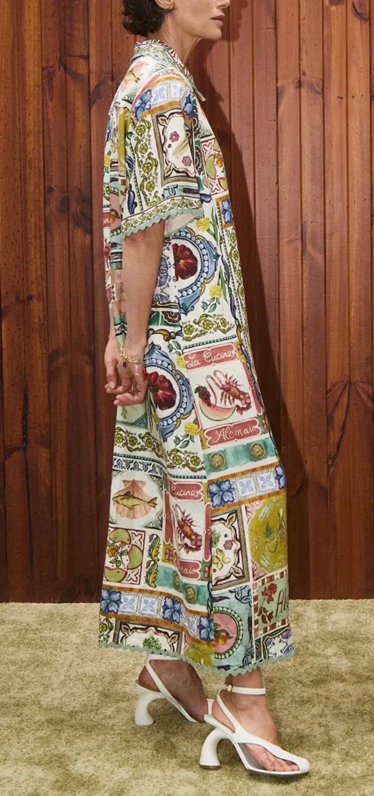 Alemais Tommasina Shirt Dress with pockets Size 12 but fits 14: - Image 3