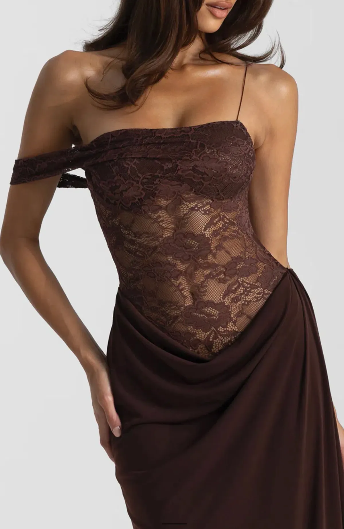 NATALIE ROLT - SLOANE DRESS - ESPRESSO - Image 2