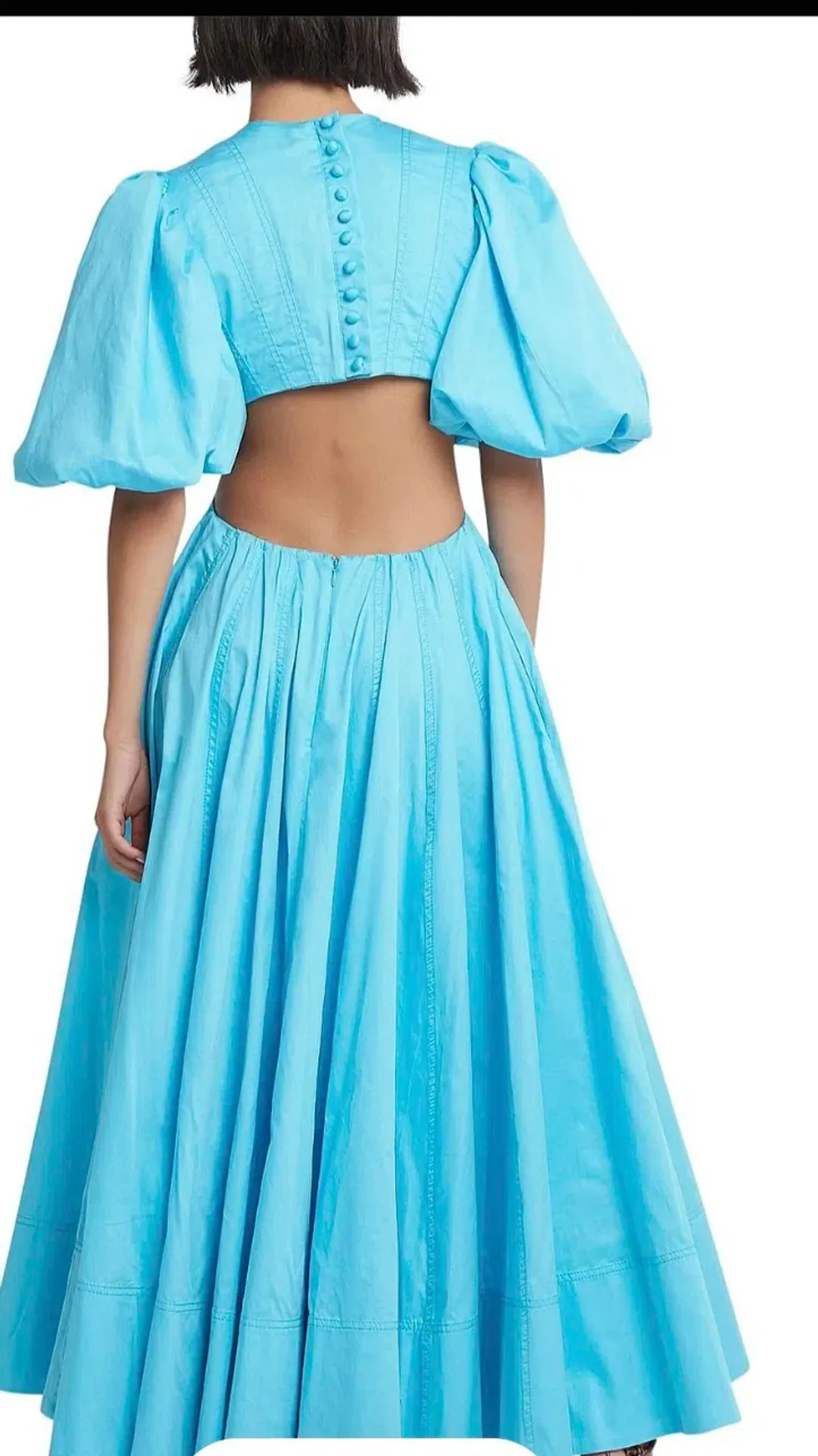 Aje Fallingwater Cut Out Midi Dress S.10 NWT for rent on The Volte - main image