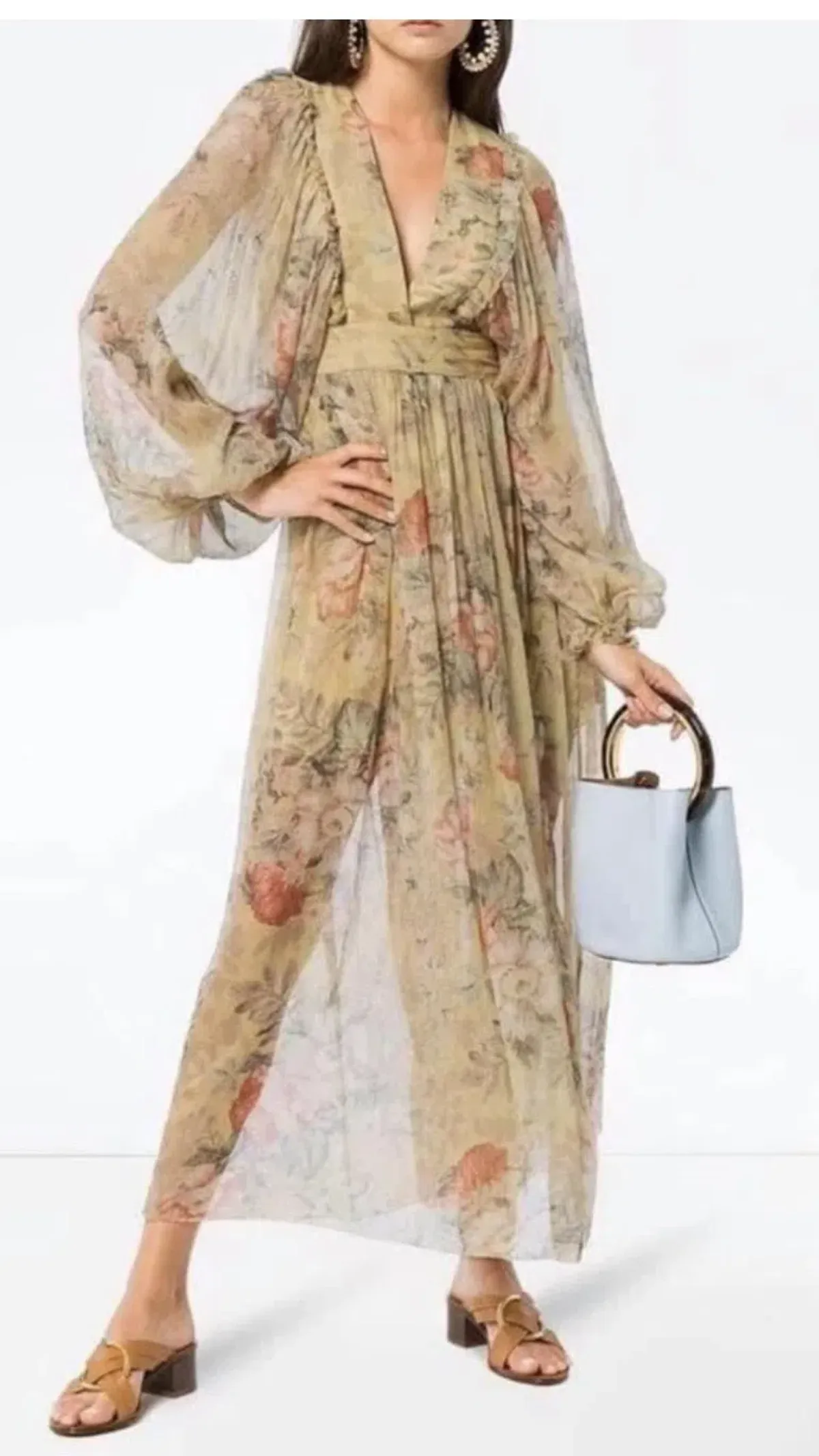 Zimmermann Melody Wrap Maxi Dress s.0 / 8 - Image 3