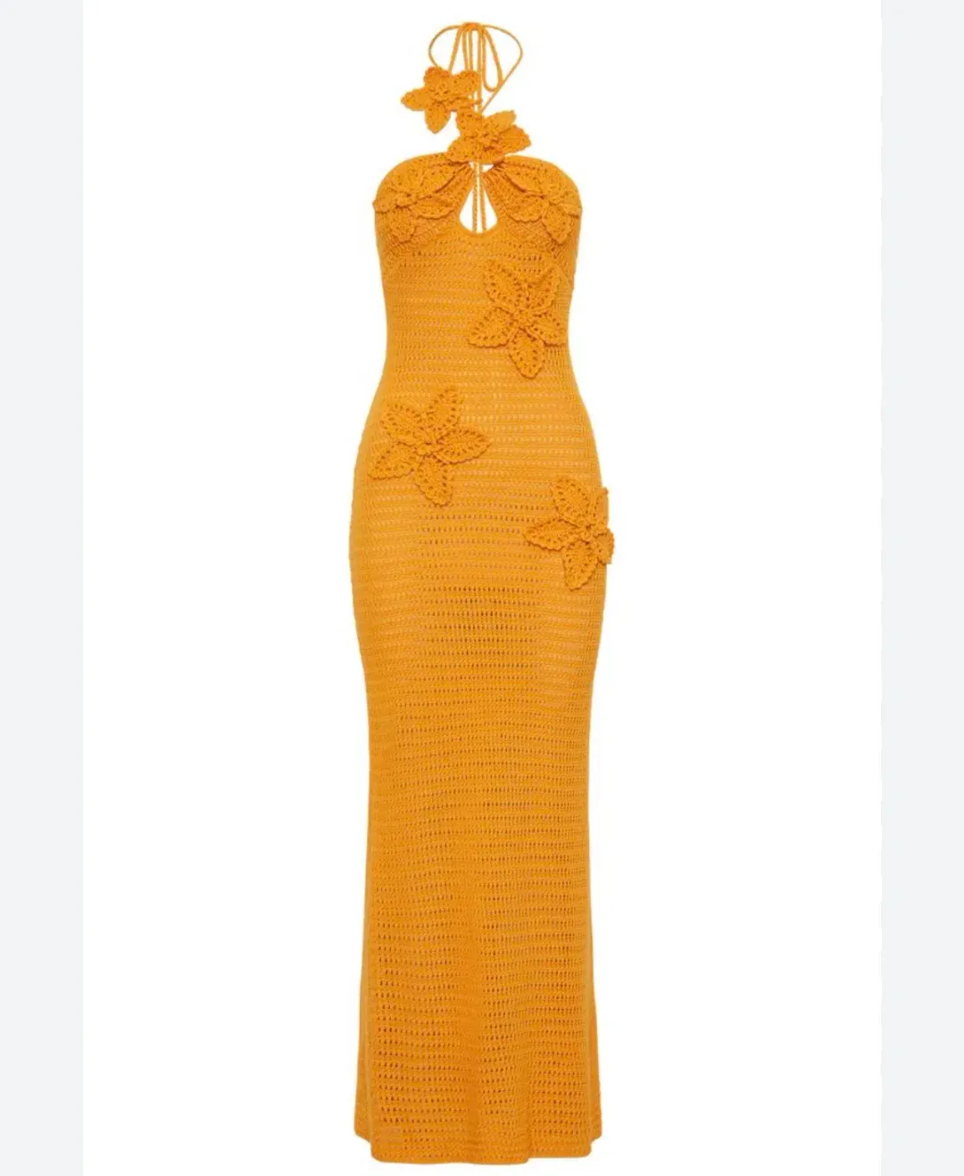 Meshki Island Dress orange Xs or 6  for rent on The Volte - main image