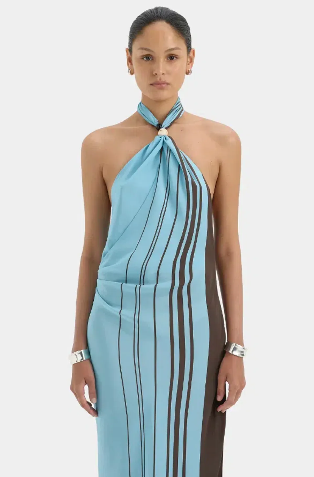 Rioja Halter Scarf Maxi Dress by SIR The Label - Image 1