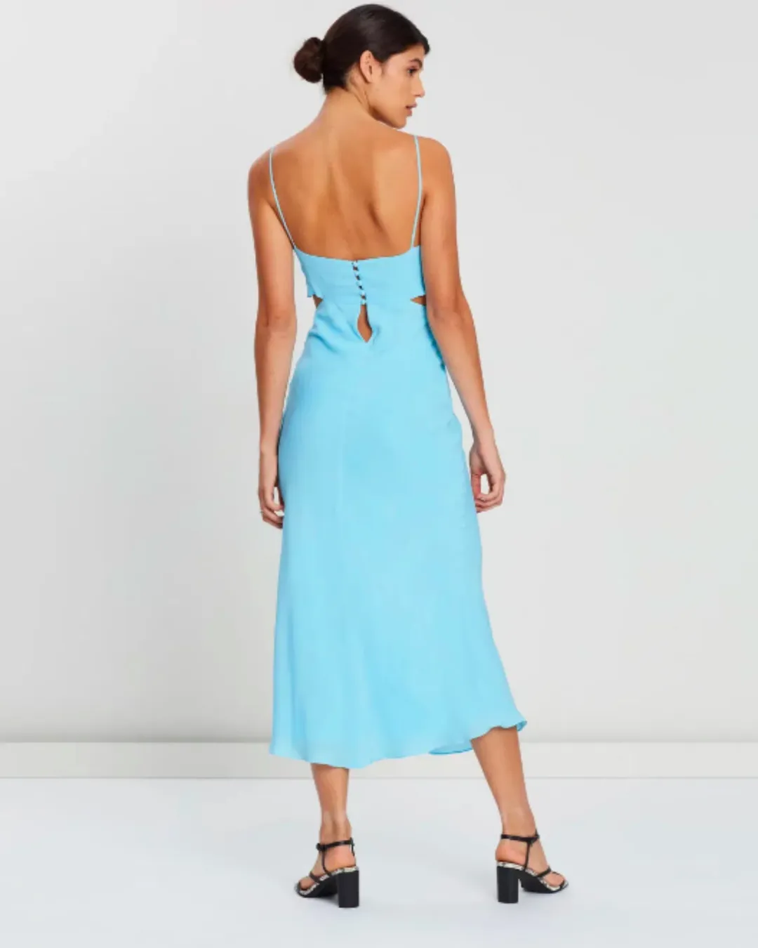 Bec and Bridge Marine Dreams Midi Dress Aqua size 6 for rent on The Volte - main image
