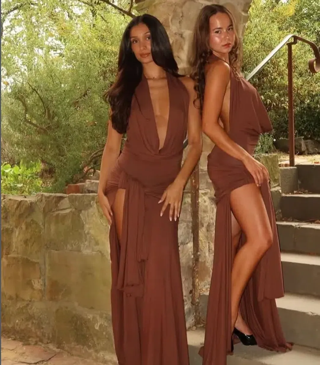 Cherie Attire Evelyn Halter Maxi  for rent on The Volte - main image