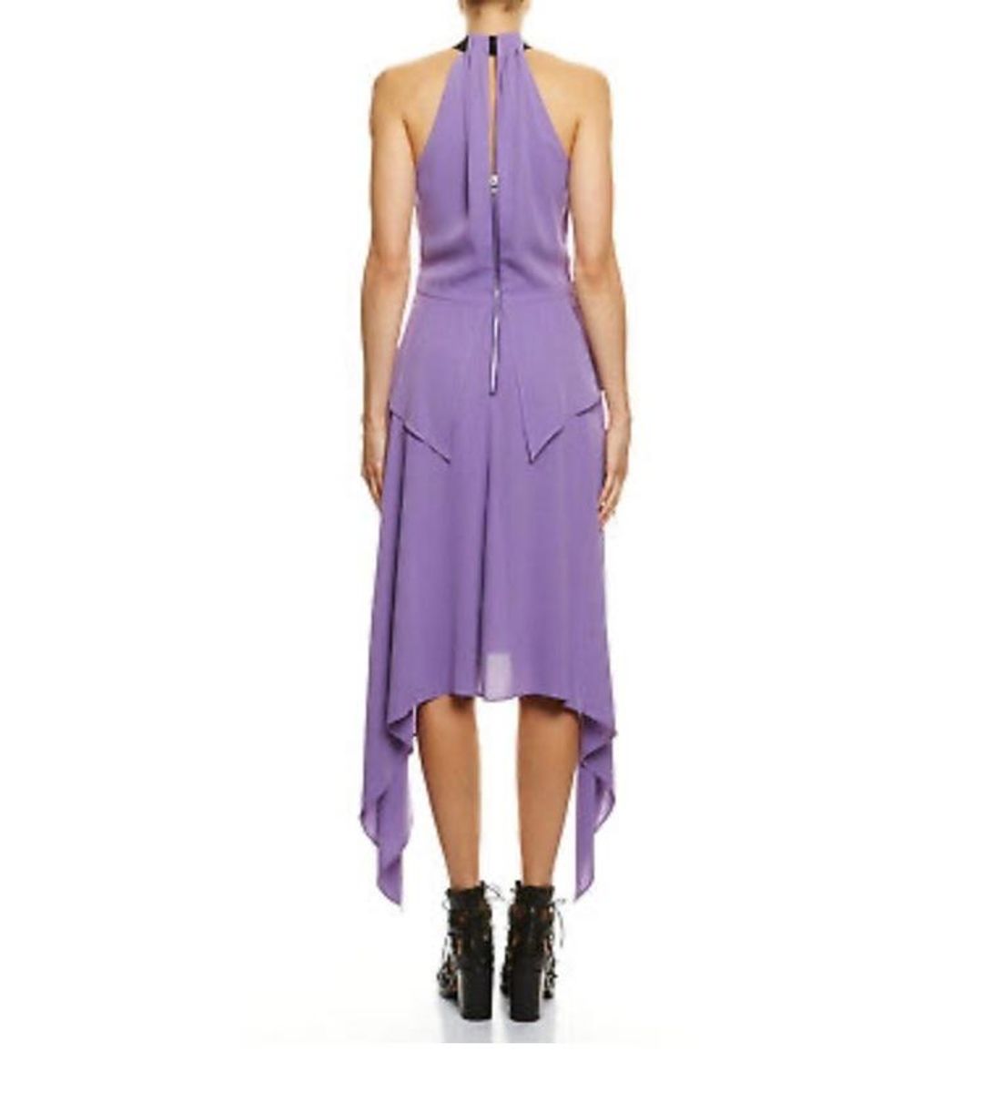 Willow Asymmetric Silk Crepe Dress Size 6 for rent on The Volte - main image