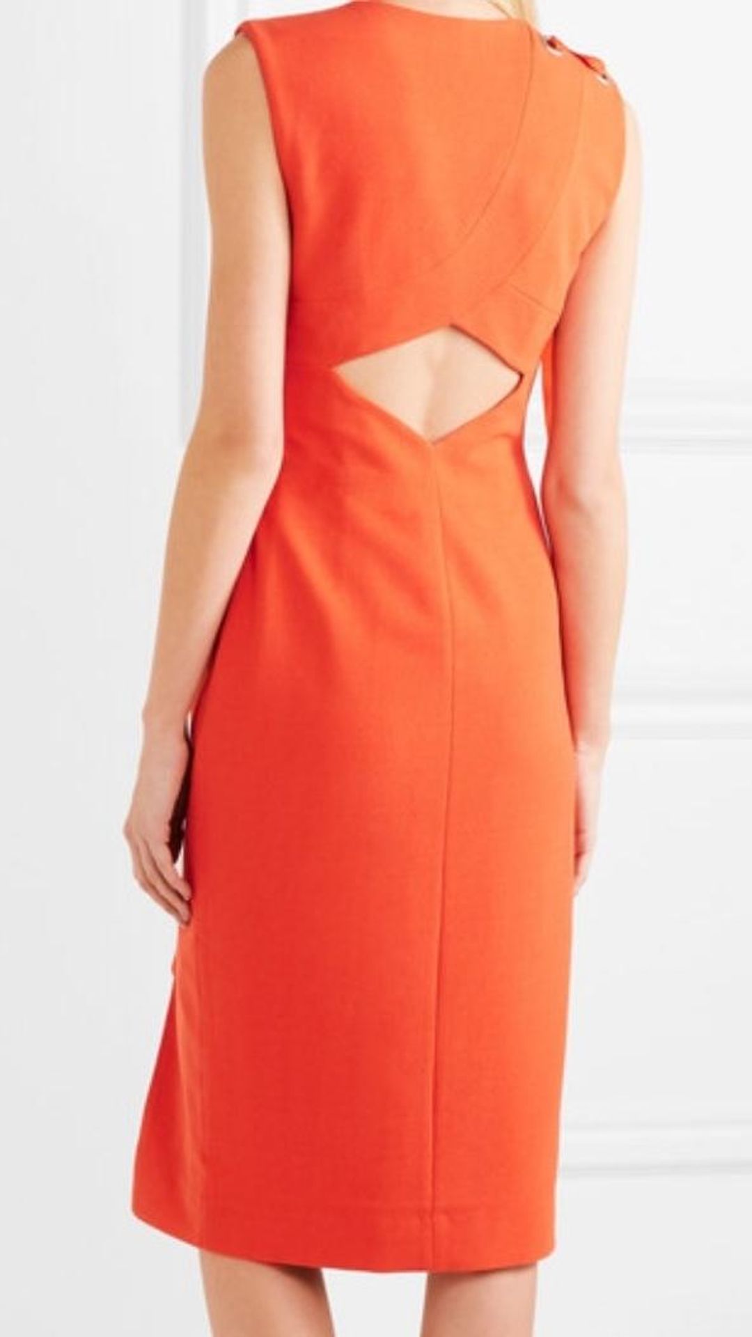Rebecca Vallance Martinique Dress Tangelo Orange Size 4 for rent on The Volte - main image