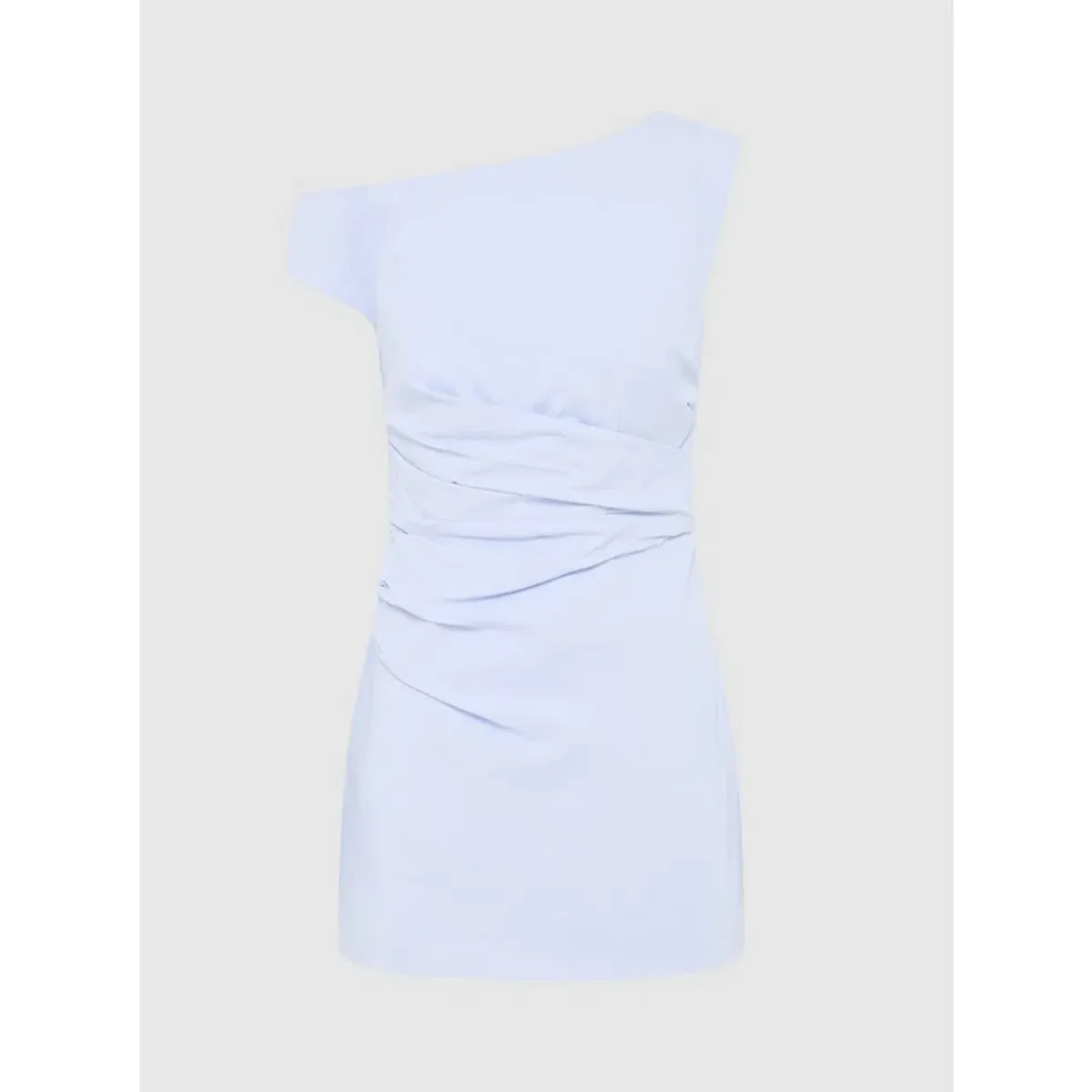 Shona Joy Campbell Off Shoulder Mini Dress - Cornflower Blue - Size 6 - Image 5