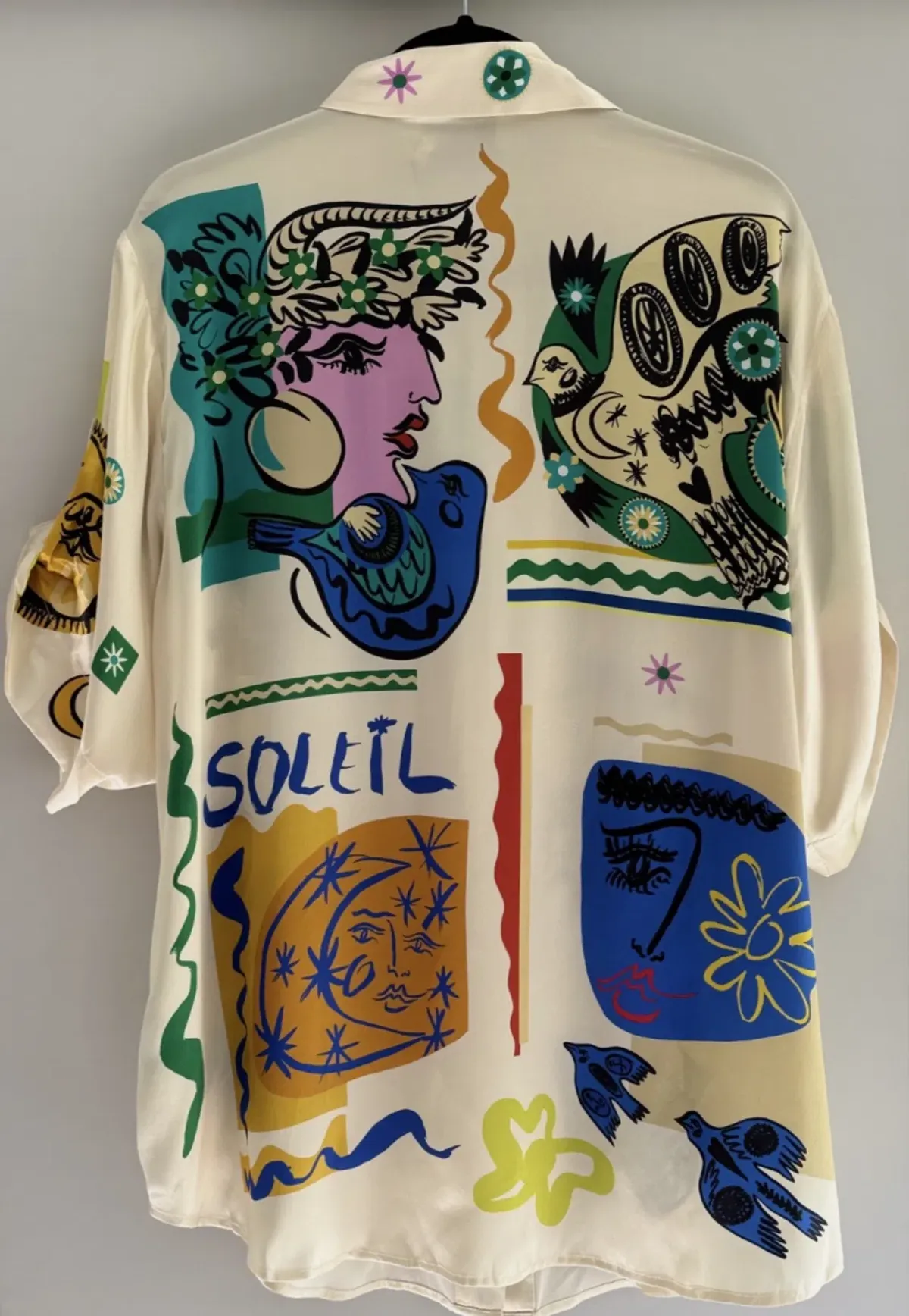 Alemais Soleil Silk Shirt Size 12 - Image 11