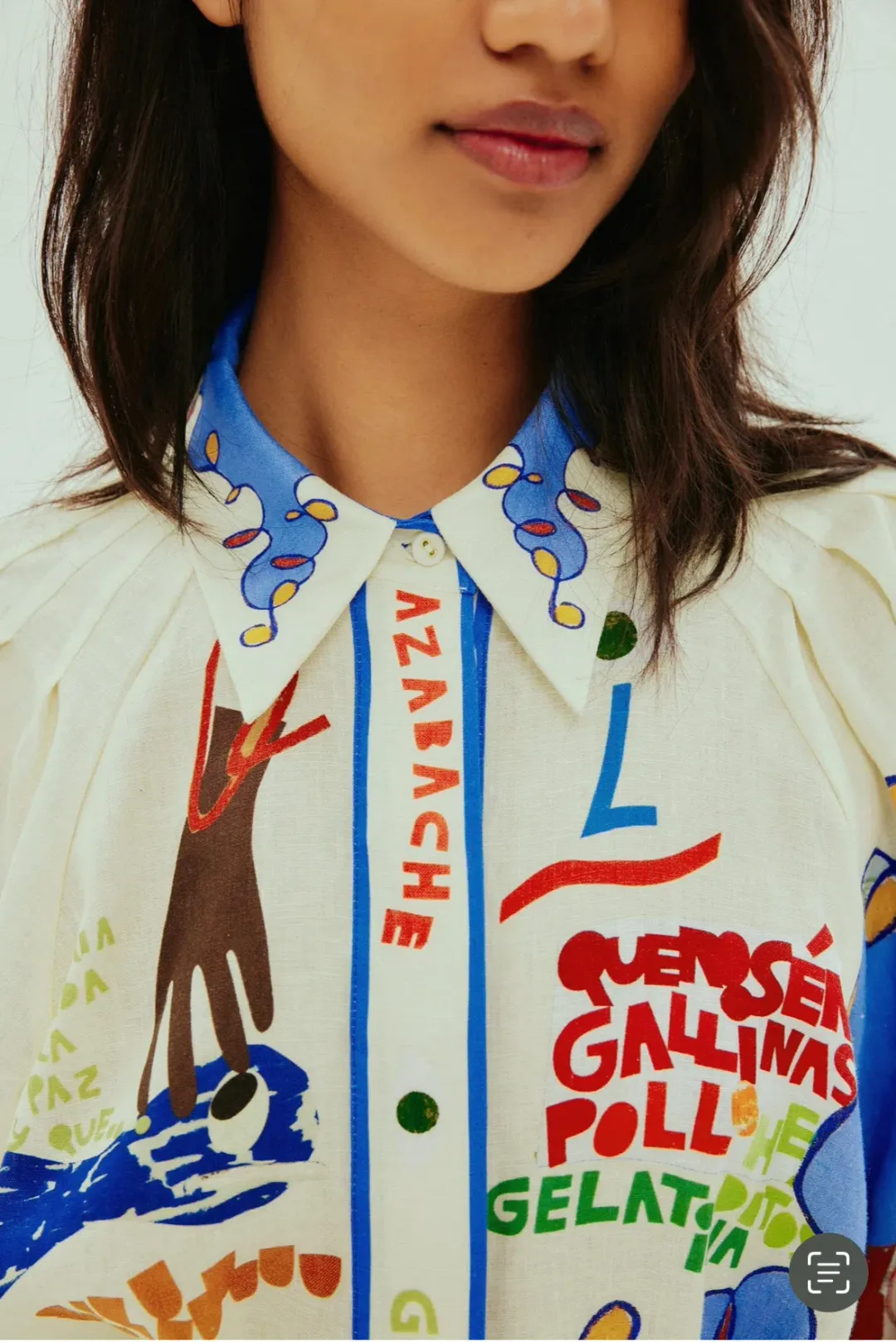 ALEMAIS NADIA MINI SHIRTDRESS PRINT SIZE AU 10 for rent on The Volte - main image