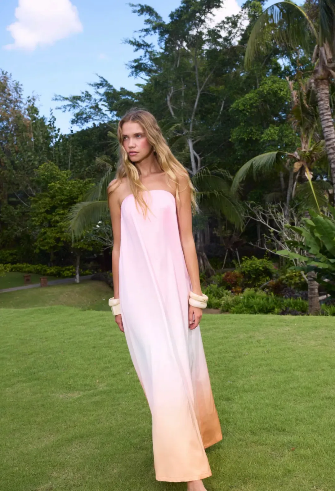 Bubish Lily maxi tropical size 8  for rent on The Volte - main image