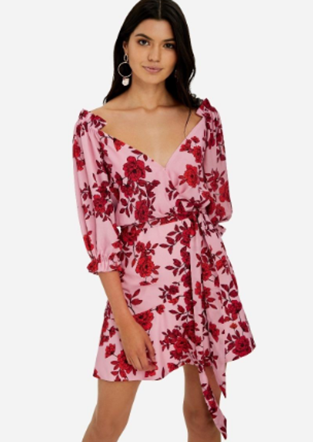 Sheike Valentine Mini Dress Floral Size 16  for rent on The Volte - main image